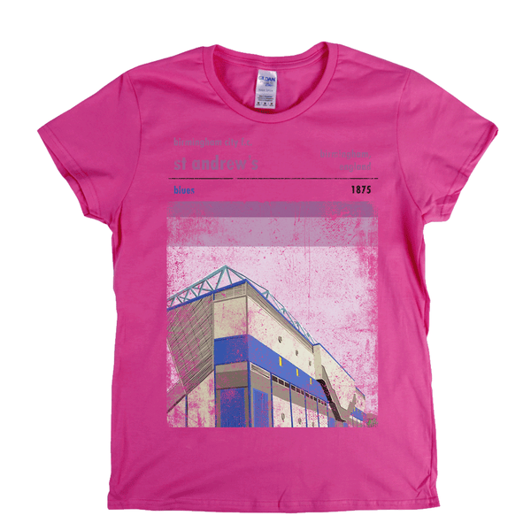 St Andrews Blues Poster Womens T-Shirt