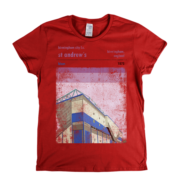 St Andrews Blues Poster Womens T-Shirt