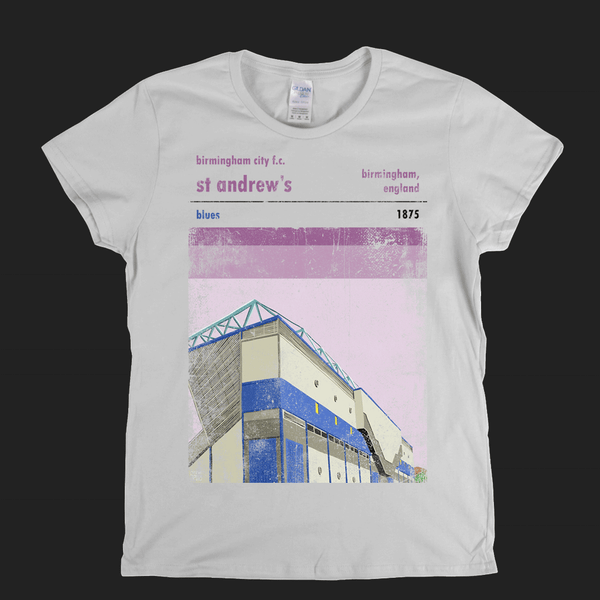 St Andrews Blues Poster Womens T-Shirt