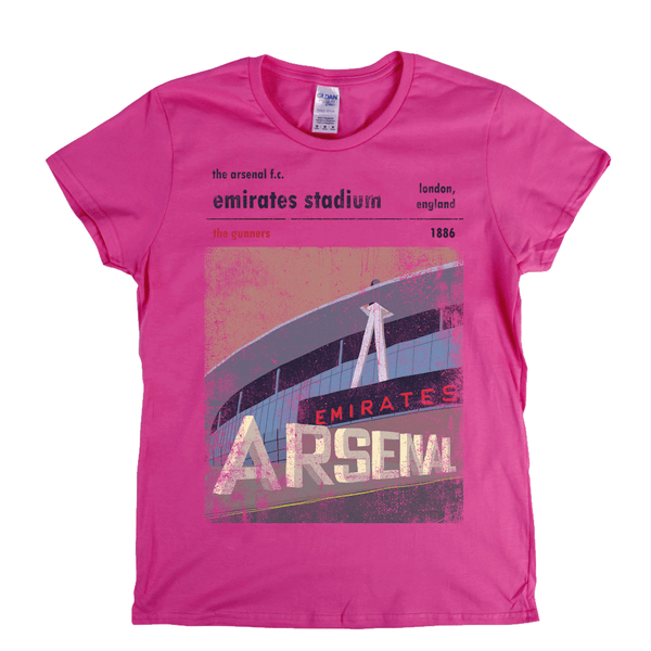 Emirates Stadium The Gunners Poster Womens T-Shirt