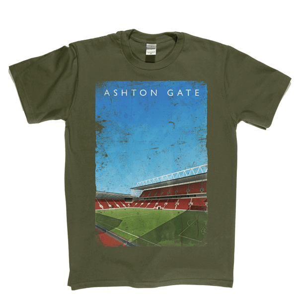 Ashton Gate Football Ground Poster Regular T-Shirt