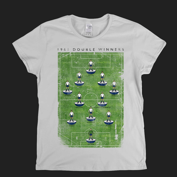 Spurs 1961 Double Winners Poster Womens T-Shirt
