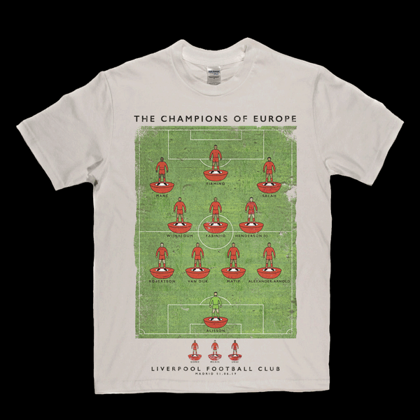 Liverpool European Champions 2019 Regular T-Shirt
