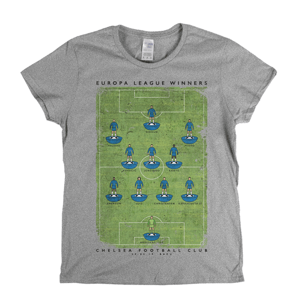 Chelsea Europa League Winners 2019 Womens T-Shirt