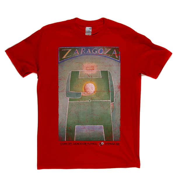 Spain 1982 World Cup Zaragoza Poster T-Shirt