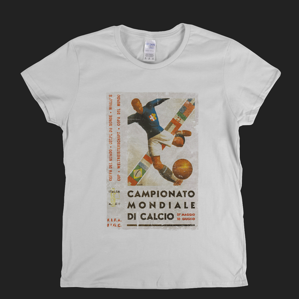 1934 World Cup Poster Womens T-Shirt