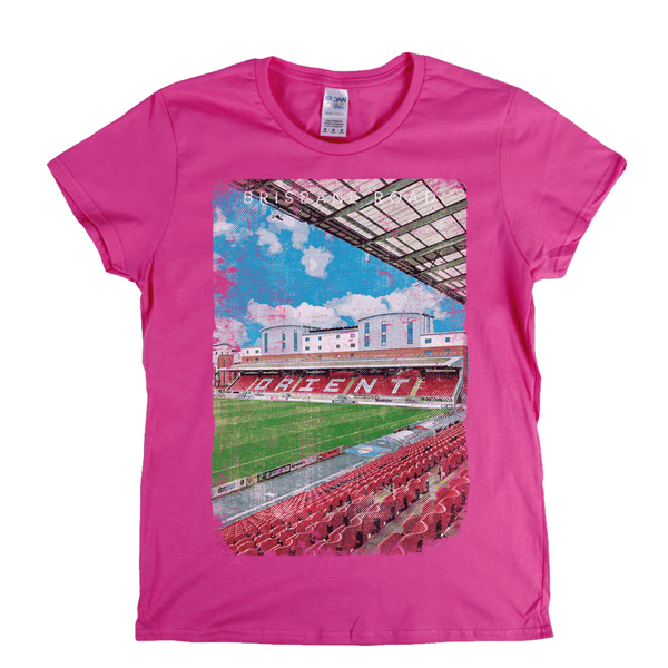 Brisbane Road Football Ground Poster Womens T-Shirt