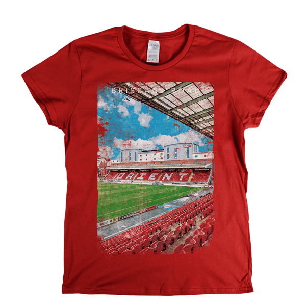 Brisbane Road Football Ground Poster Womens T-Shirt
