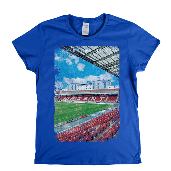 Brisbane Road Football Ground Poster Womens T-Shirt