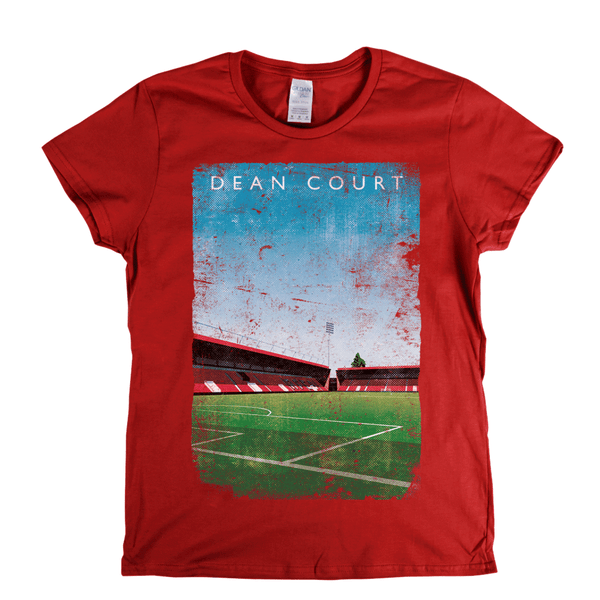 Dean Court Football Ground Poster Womens T-Shirt
