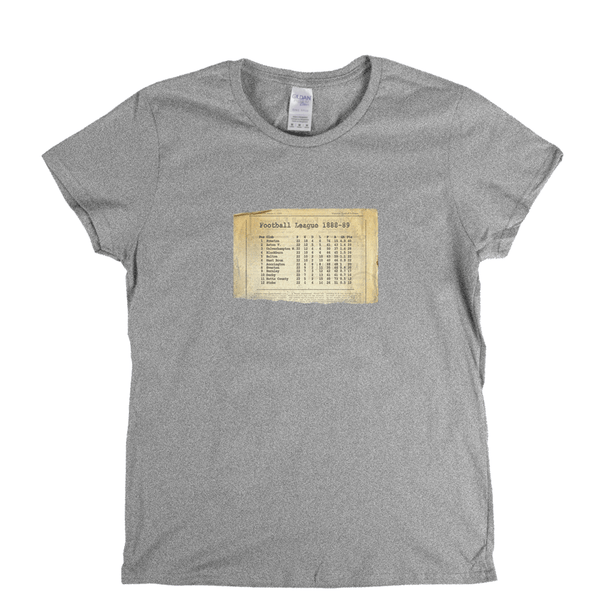 Football League 1889 Womens T-Shirt