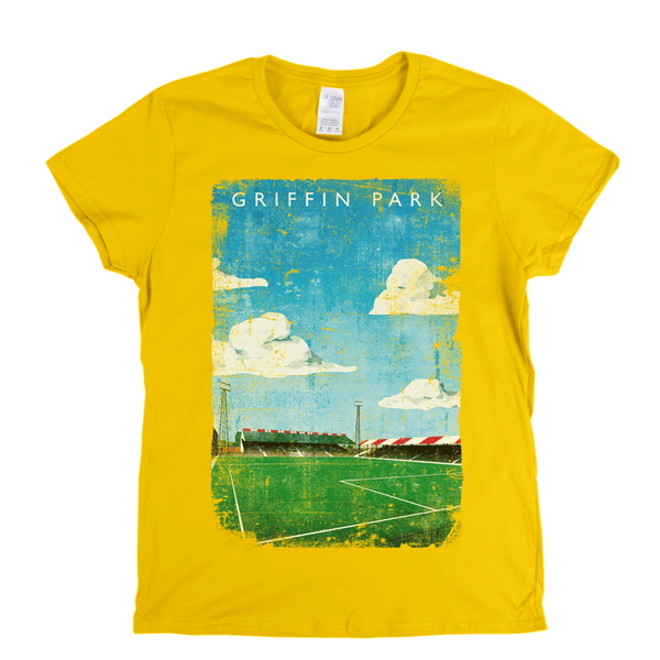 Griffin Park Football Ground Poster Womens T-Shirt