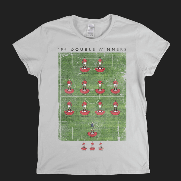Man United 94 Double Winners Womens T-Shirt