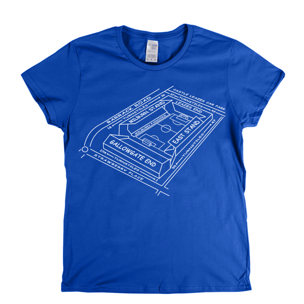 NUFC Ground Map Womens T-Shirt
