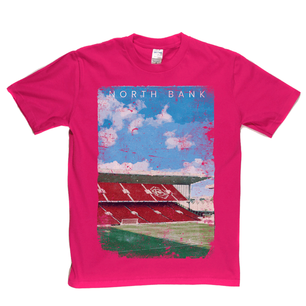 North Bank Football Ground Poster Regular T-Shirt