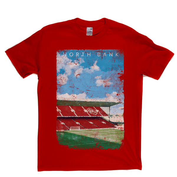 North Bank Football Ground Poster Regular T-Shirt