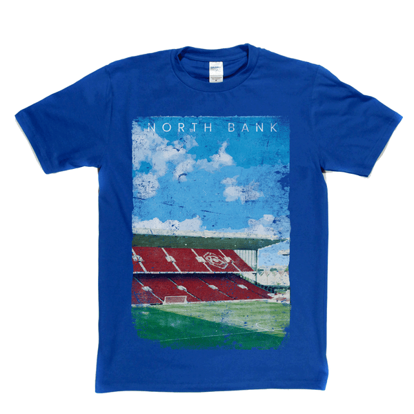 North Bank Football Ground Poster Regular T-Shirt