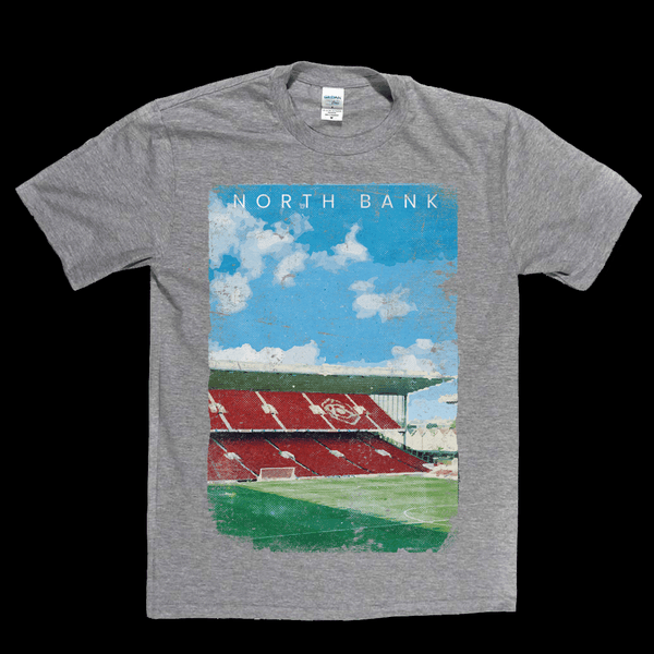 North Bank Football Ground Poster Regular T-Shirt