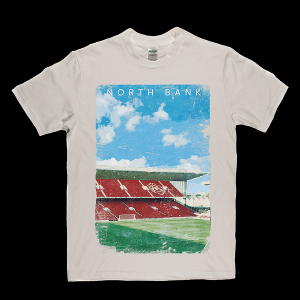 North Bank Football Ground Poster Regular T-Shirt