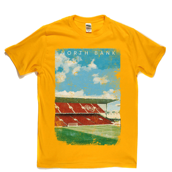 North Bank Football Ground Poster Regular T-Shirt