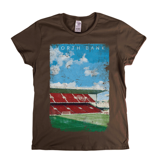 North Bank Football Ground Poster Womens T-Shirt