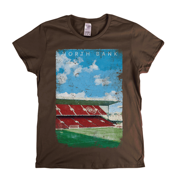 North Bank Football Ground Poster Womens T-Shirt