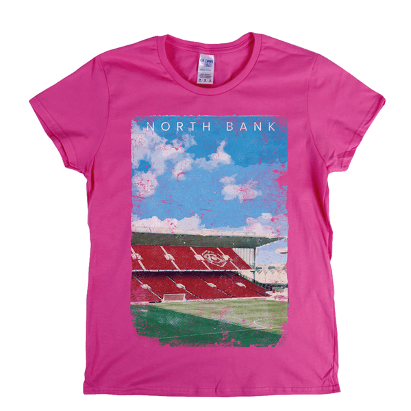 North Bank Football Ground Poster Womens T-Shirt