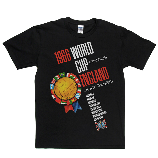 1966 World Cup England Flags Poster T-Shirt