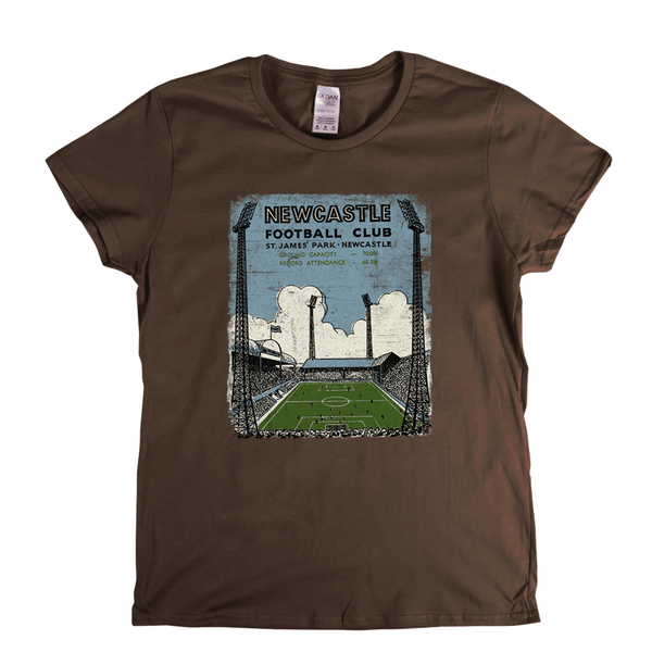 Retro Newcastle Football Club Womens T-Shirt