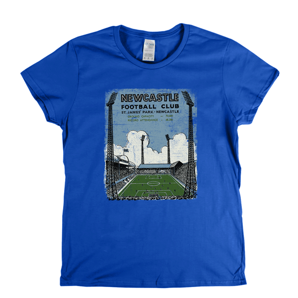 Retro Newcastle Football Club Womens T-Shirt