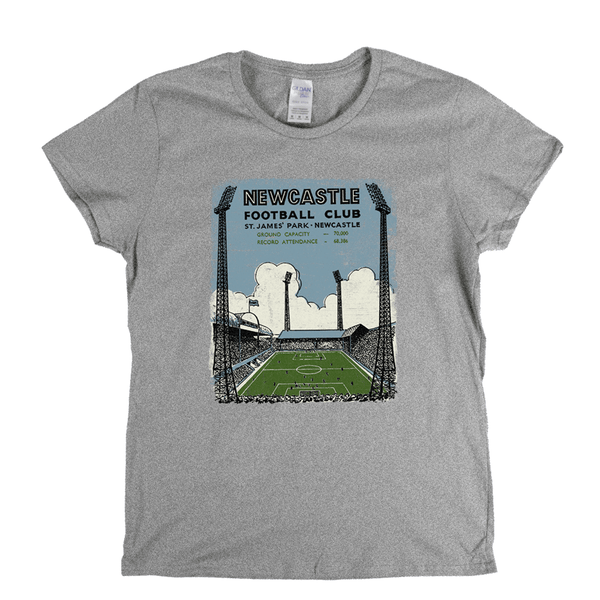 Retro Newcastle Football Club Womens T-Shirt