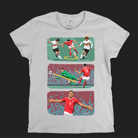 Robson-Kanu Goal Triptych Womens T-Shirt