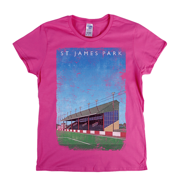 St James' Park Exeter Ground Poster Womens T-Shirt