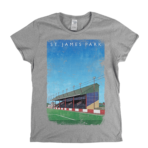 St James' Park Exeter Ground Poster Womens T-Shirt
