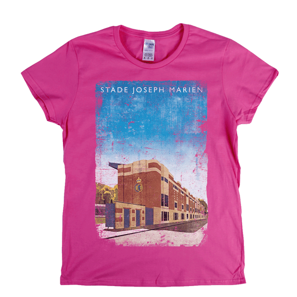 Stade Joseph Marien Football Ground Poster Womens T-Shirt