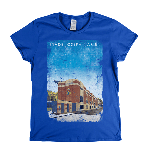 Stade Joseph Marien Football Ground Poster Womens T-Shirt
