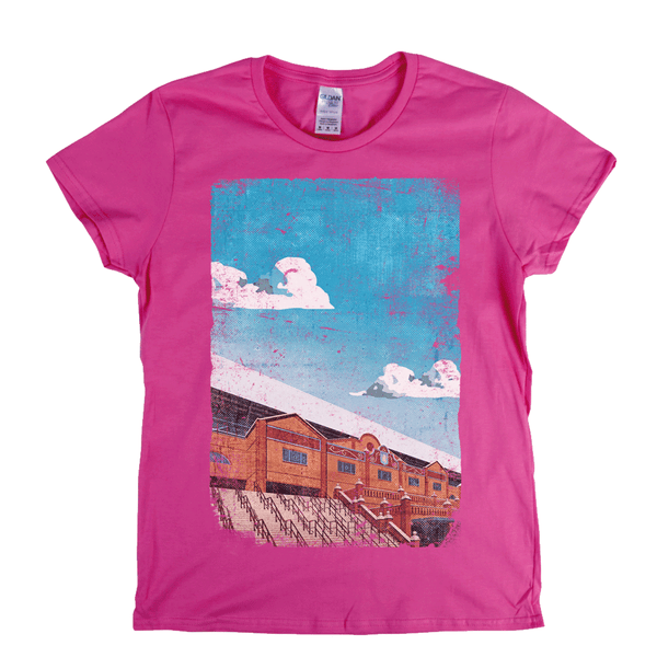 Villa Park Football Ground Poster Womens T-Shirt