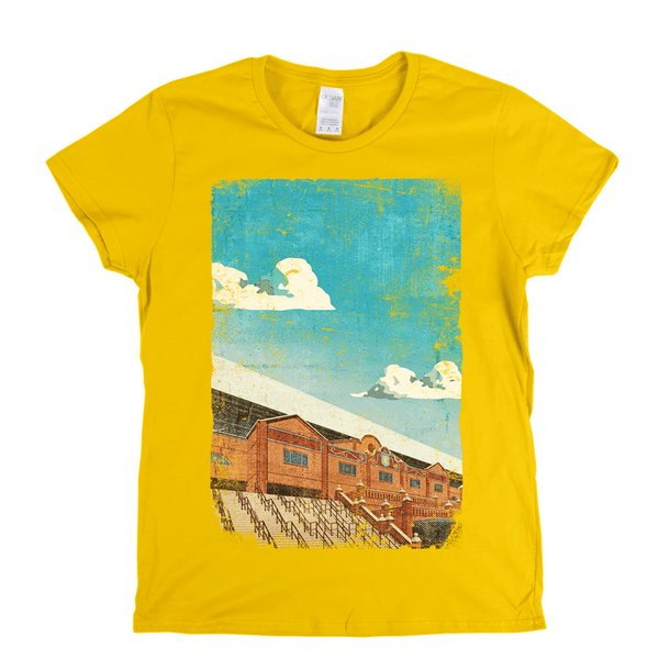 Villa Park Football Ground Poster Womens T-Shirt