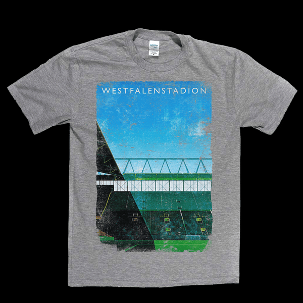 Westfalenstadion Football Ground Poster Regular T-Shirt