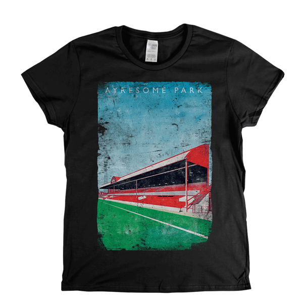 Ayresome Park Poster Womens T-Shirt