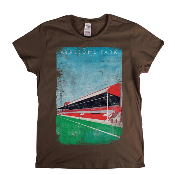 Ayresome Park Poster Womens T-Shirt