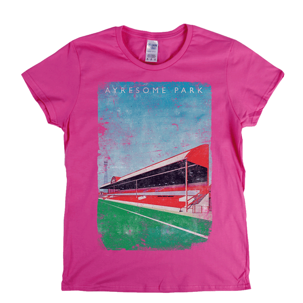 Ayresome Park Poster Womens T-Shirt