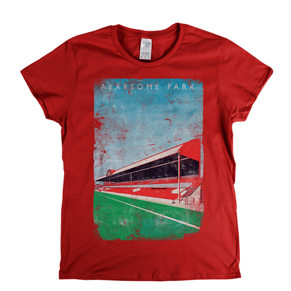 Ayresome Park Poster Womens T-Shirt