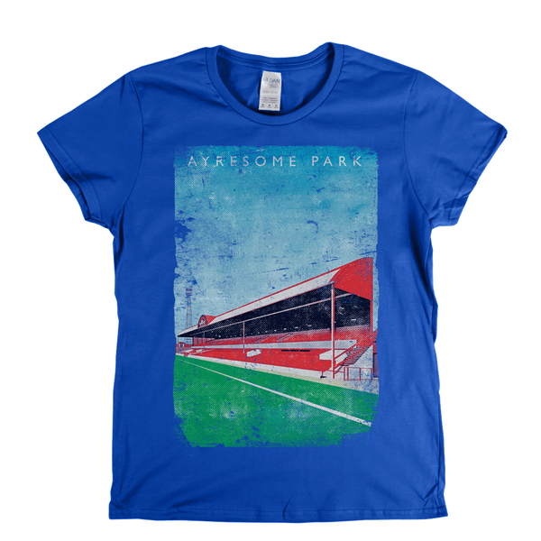 Ayresome Park Poster Womens T-Shirt