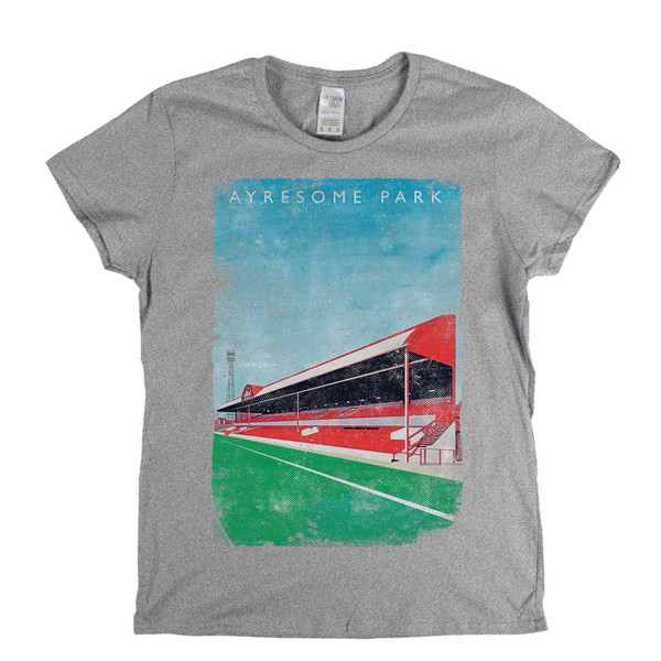 Ayresome Park Poster Womens T-Shirt