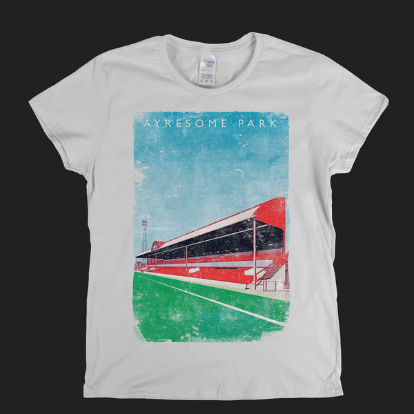 Ayresome Park Poster Womens T-Shirt