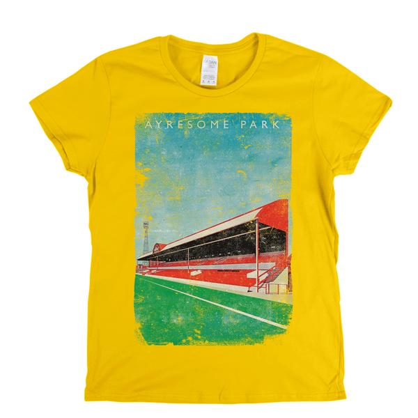 Ayresome Park Poster Womens T-Shirt
