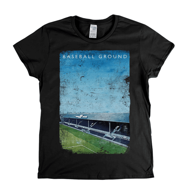 Baseball Ground Poster Womens T-Shirt