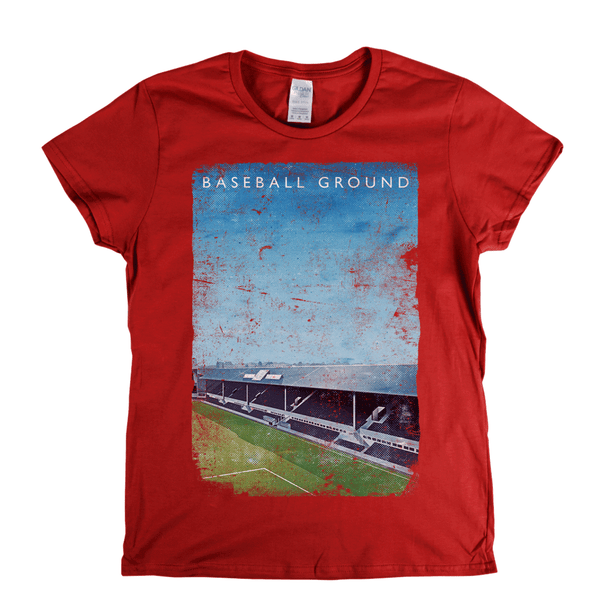 Baseball Ground Poster Womens T-Shirt