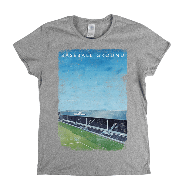 Baseball Ground Poster Womens T-Shirt
